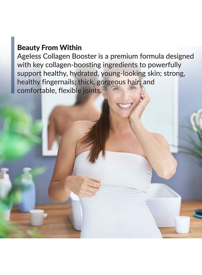 BioTrust Ageless Collagen Booster Powerfully Support Beauty From Within Plantbased Collagen Builder Glowing Skin Gorgeous Hair Beautiful Nails Healthy Joints 60 Capsules (30 Servings) - Image 4