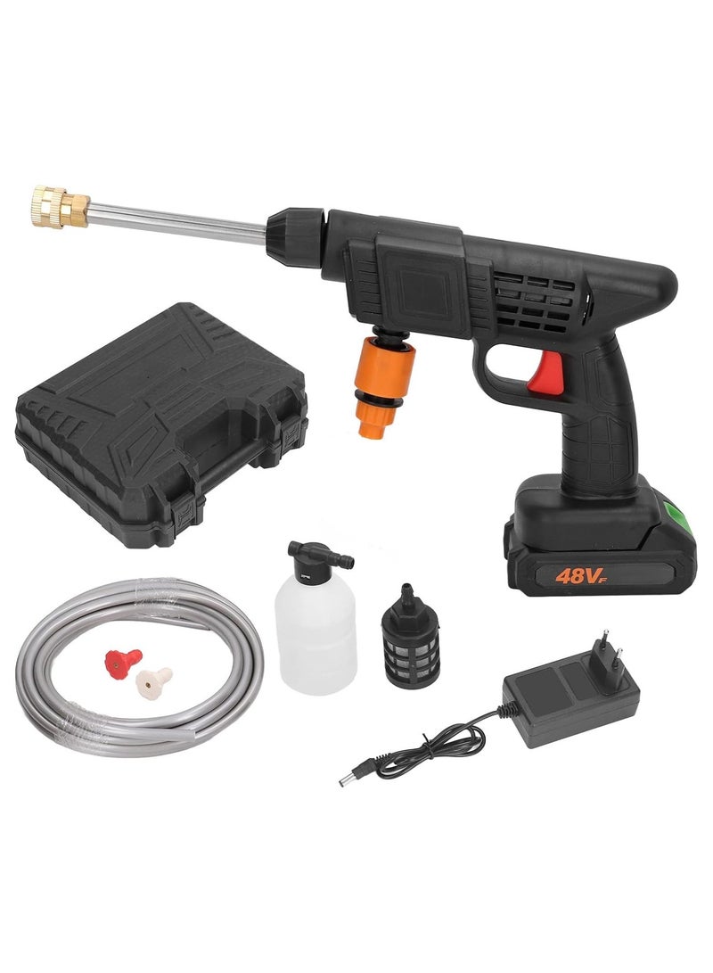 48V High-Pressure Water Sprayer, Car Washing Machine, 5M Range, Cordless Portable Electric Water High Pressure Washer Gun, Used For Car Washing, Floor Cleaning & Garden Watering - Image 1