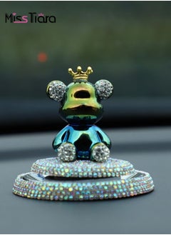 MissTiara Diamond Bear Aromatherapy Ornament  for Car and home Air Freshener Multicolour  - Image 3