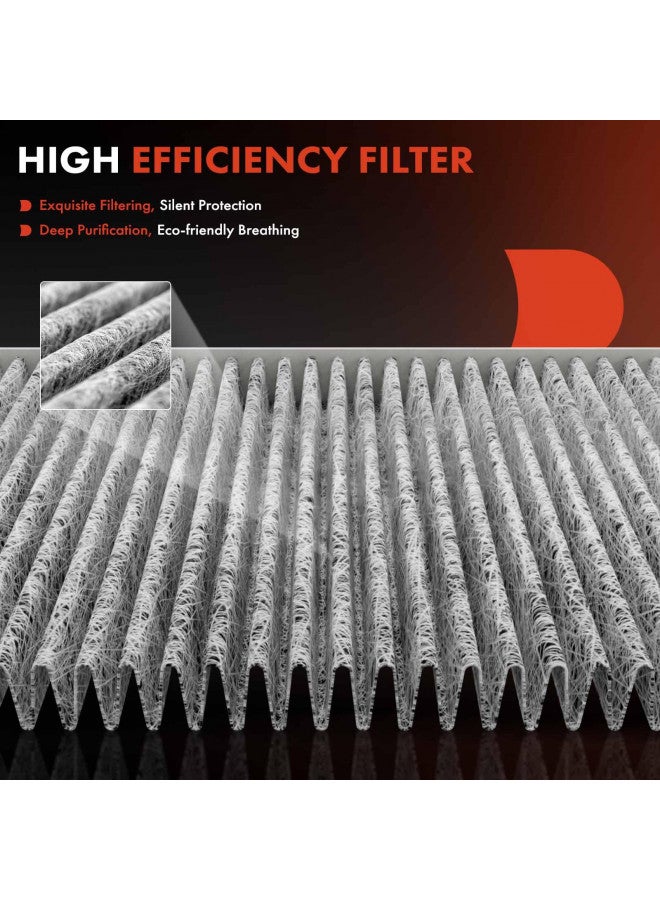 A-Premium A-Premium Cabin Air Filter with Activated Carbon Compatible with Audi Q7 2007-2015 & Porsche Cayenne 2003-2018 & Volkswagen Touareg 2004-2017, Replace# 7H0819631A  - Image 3