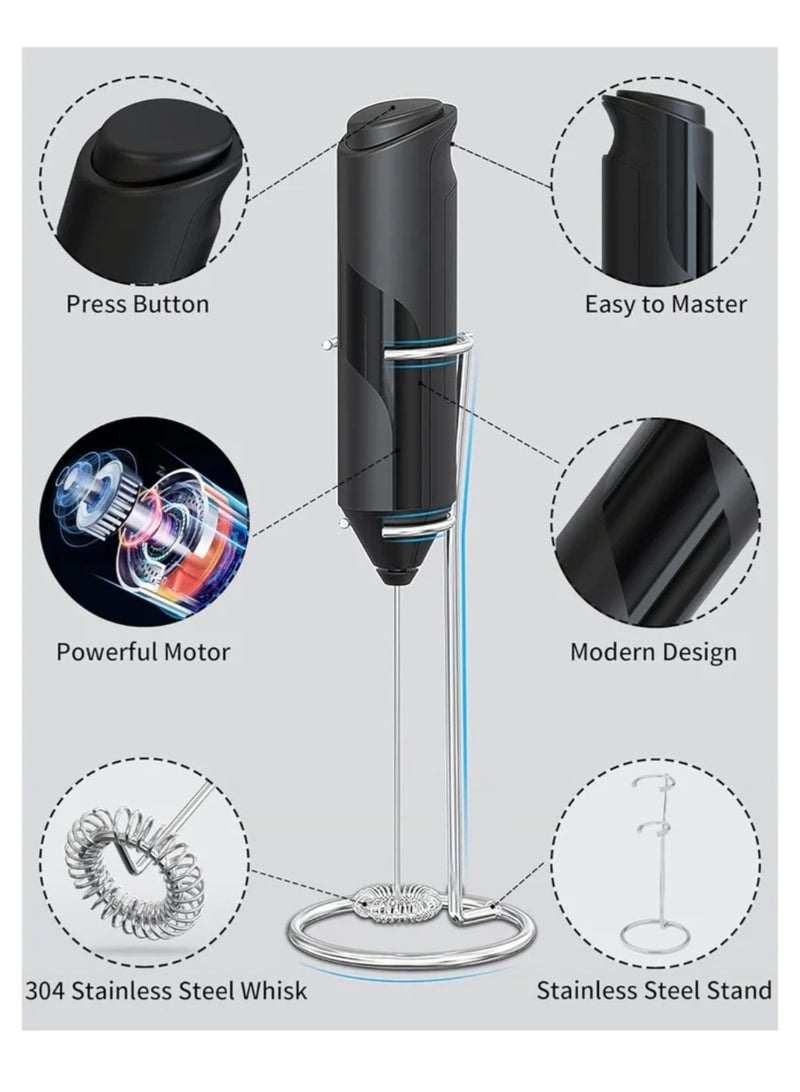 نقطة التسوق خافق حليب – يدوي كهربائي يعمل بالبطارية للقهوة واللاتيه - Image 3