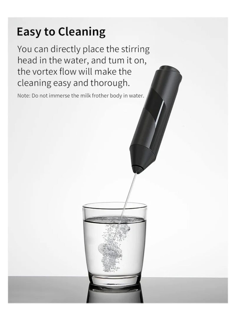 نقطة التسوق خافق حليب – يدوي كهربائي يعمل بالبطارية للقهوة واللاتيه - Image 4