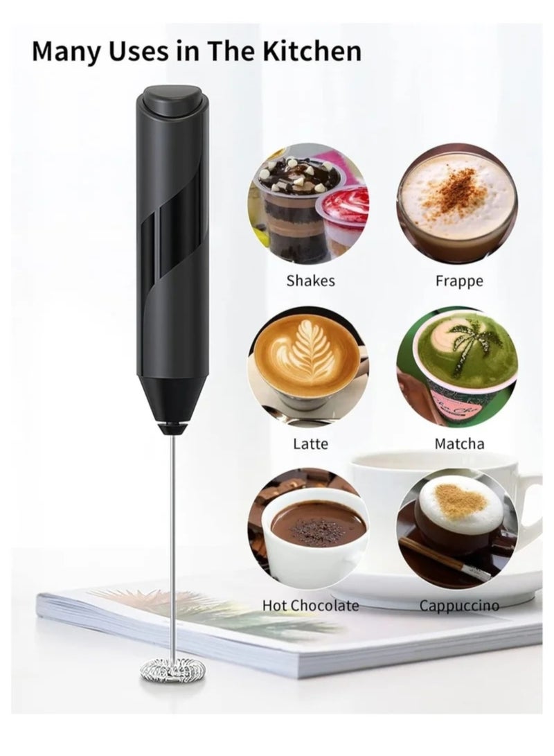 نقطة التسوق خافق حليب – يدوي كهربائي يعمل بالبطارية للقهوة واللاتيه - Image 2