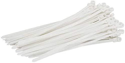 SCHOFIC Cable Zip Ties Heavy Duty 450 MM [Size 18 INCH], Ultra Strong Plastic [Polyamide] Wire Ties with 49 Pounds Tensile Strength, Nylon Tie Wraps with 4.8 MM Width (1000, WHITE) - Image 4