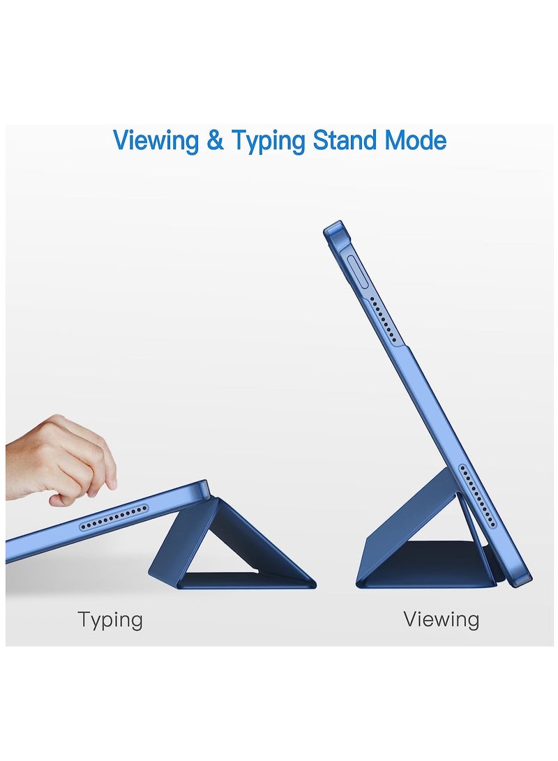 جي تيك حافظة لجهاز ايباد 10 10.9 بوصة 2022 موديل 10th الجيل العاشر غطاء خلفي صلب مع خاصية الاستيقاظ والنوم التلقائي كحلي - Image 5