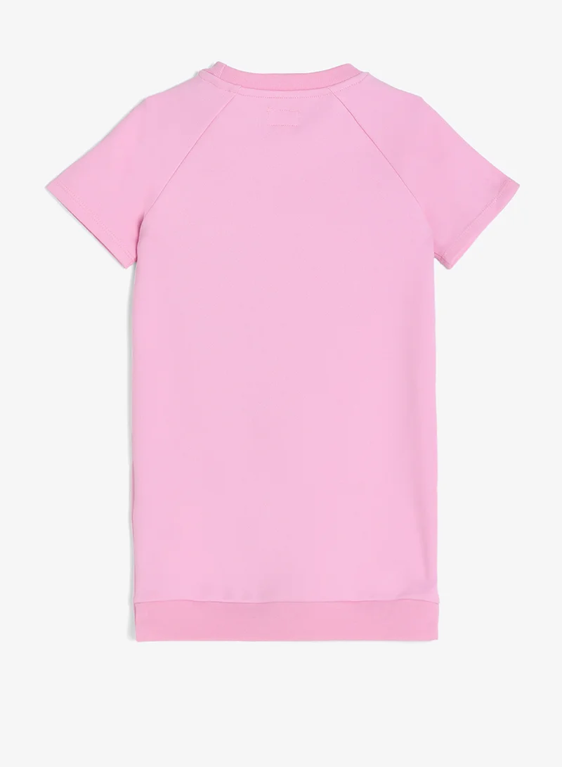 جس فستان قصير بأكمام قصيرة من بونتو ميلانو للأطفال الرضع