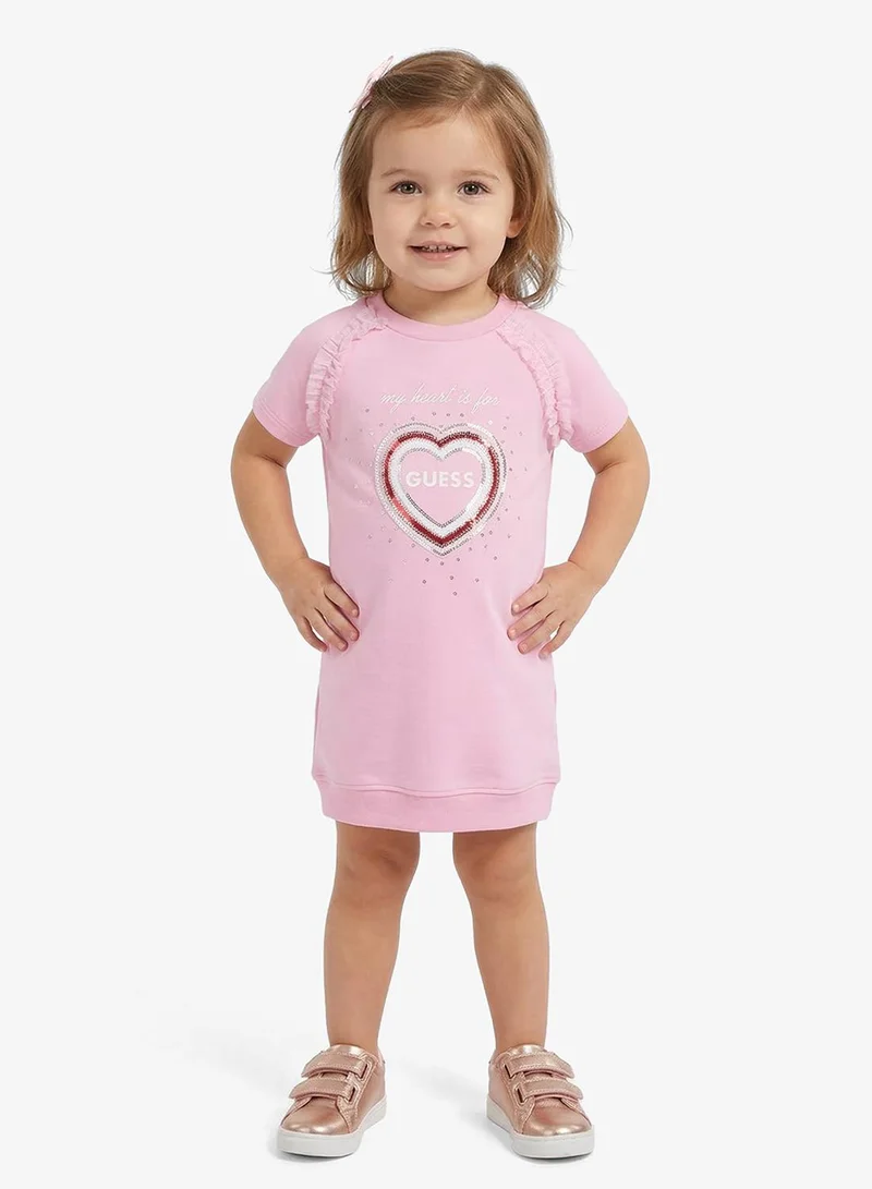 GUESS Infant Punto Milano Short Sleeve Mini Dress