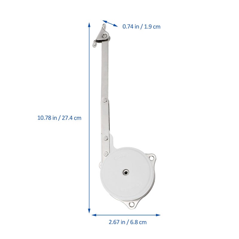 Heavy Duty Soft Close Lid Support Hinge with Pneumatic Spring for Box and Cabinet - Image 3