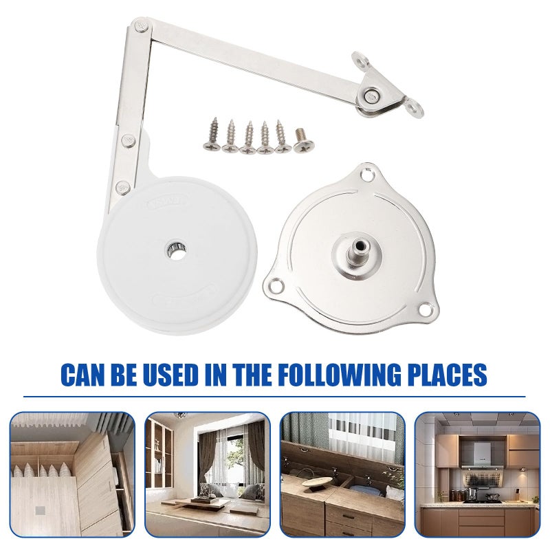 Heavy Duty Soft Close Lid Support Hinge with Pneumatic Spring for Box and Cabinet - Image 4