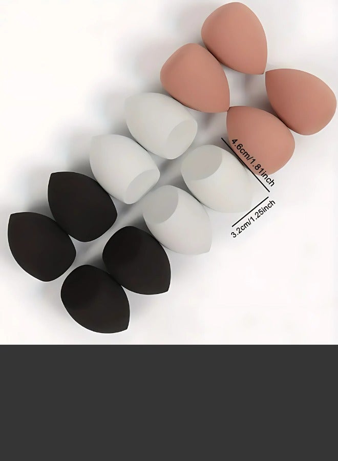 TRENZ Makeup Sponge Set12 Pieces Ultra Soft Latex-Free Foundation Sponges Flawless for Creams, Powders and Liquids - Image 4