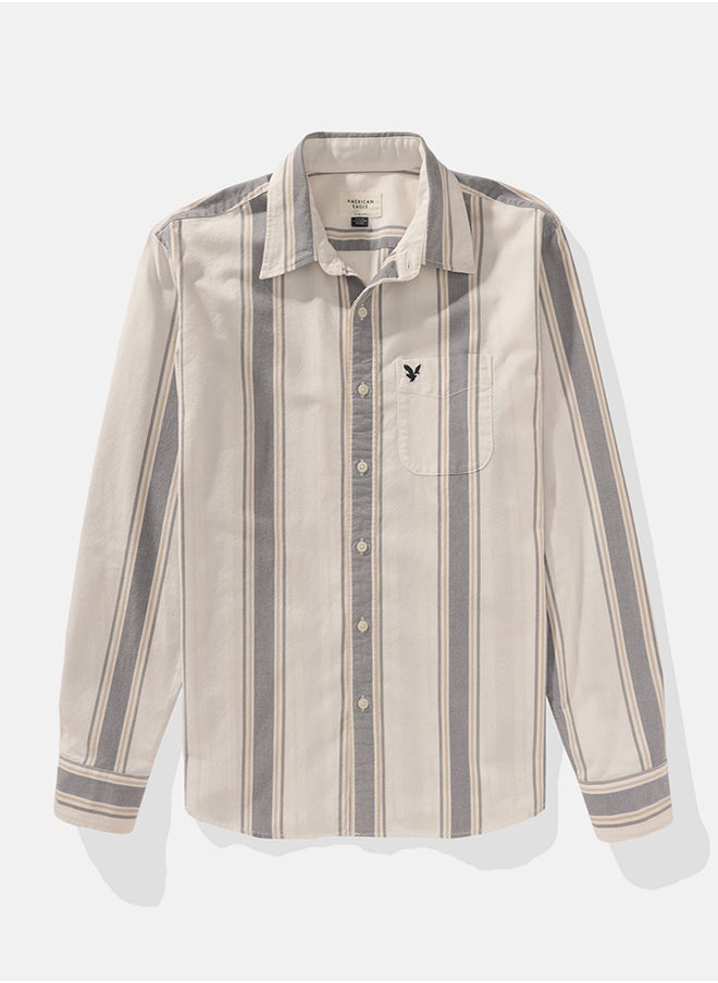 American Eagle Slim Fit Oxford Shirt  - Image 4