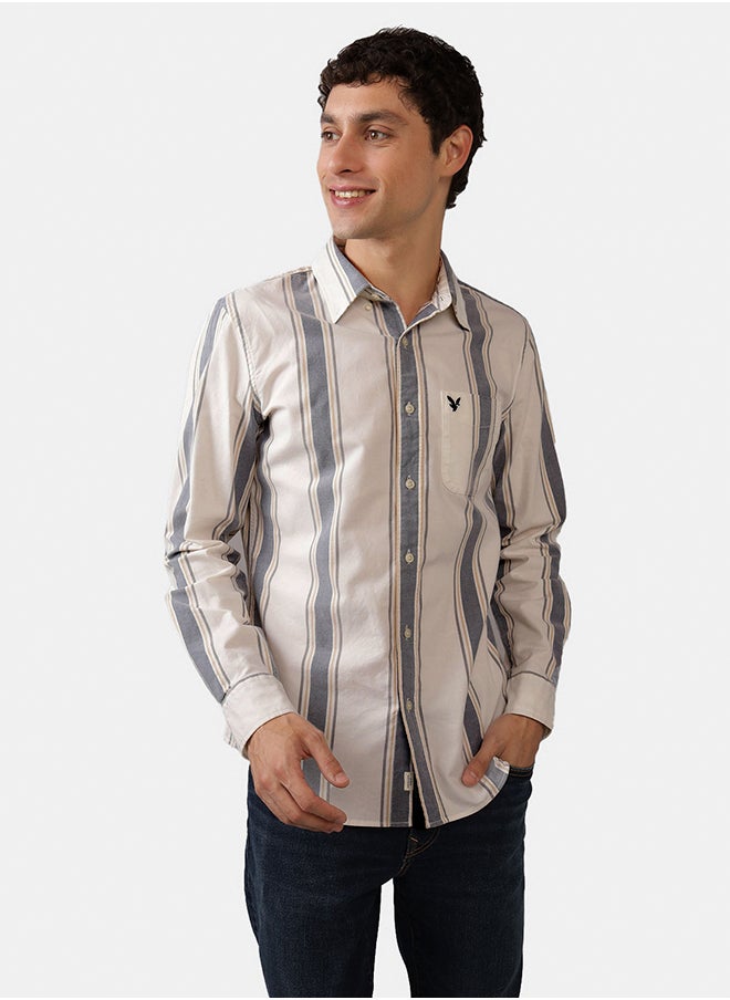American Eagle Slim Fit Oxford Shirt  - Image 1