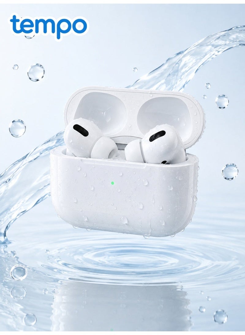 Tempo Semi In-Ear Wireless EaBluetooth rphones, Dynamic Head Tracking Personalized Spatial Surround Sound, IP54 Sweat Dust Water Resistant Sport Headset, USB-C Fast Charging Up To 30H Playtime, Voice Isolation Clear Call Hands-Free Voice Control Earbuds - Image 3