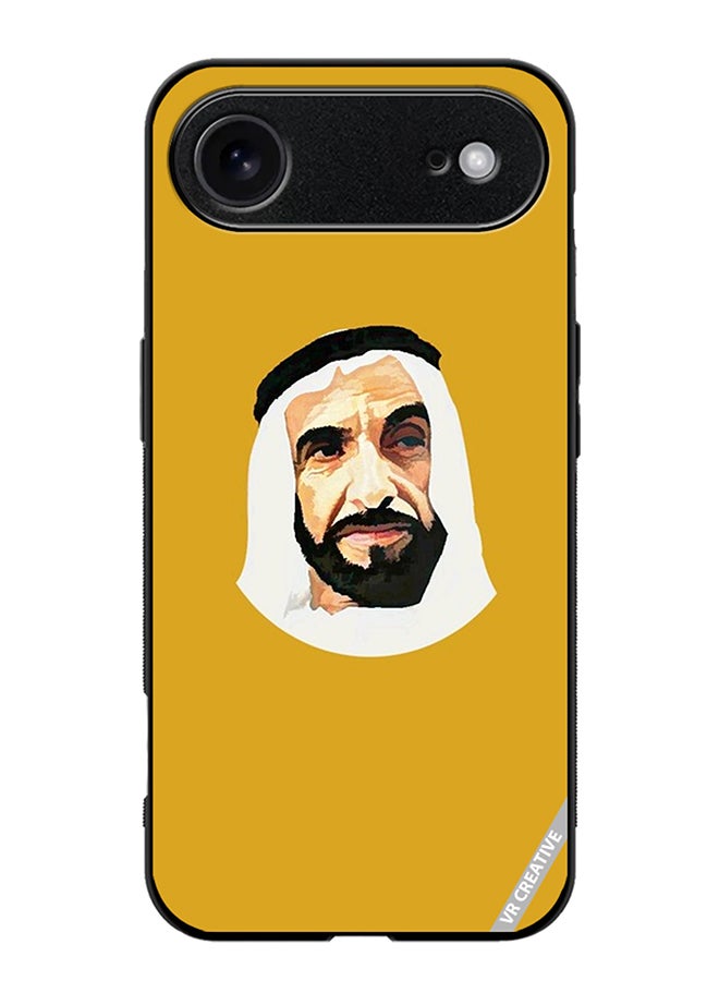 Protective Case Cover For Apple iPhone 17 Air Sheikh Zayed Bin Sultan Al Nahyan Design Multicolour