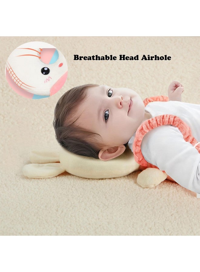 PandaEar Baby Head Protection Backpack, Walker Head Protector Toddler, Adjustable Baby Head Protection Backpack Wear Safety Pad, Soft & Comfortable (Pink Rabbit) - Image 2