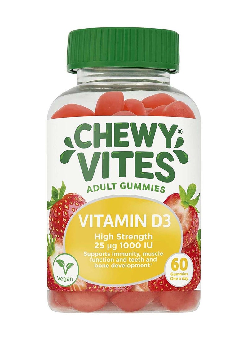 CHEWY VITES Adults Vitamin D3 Extra Strength 60's  - Image 1