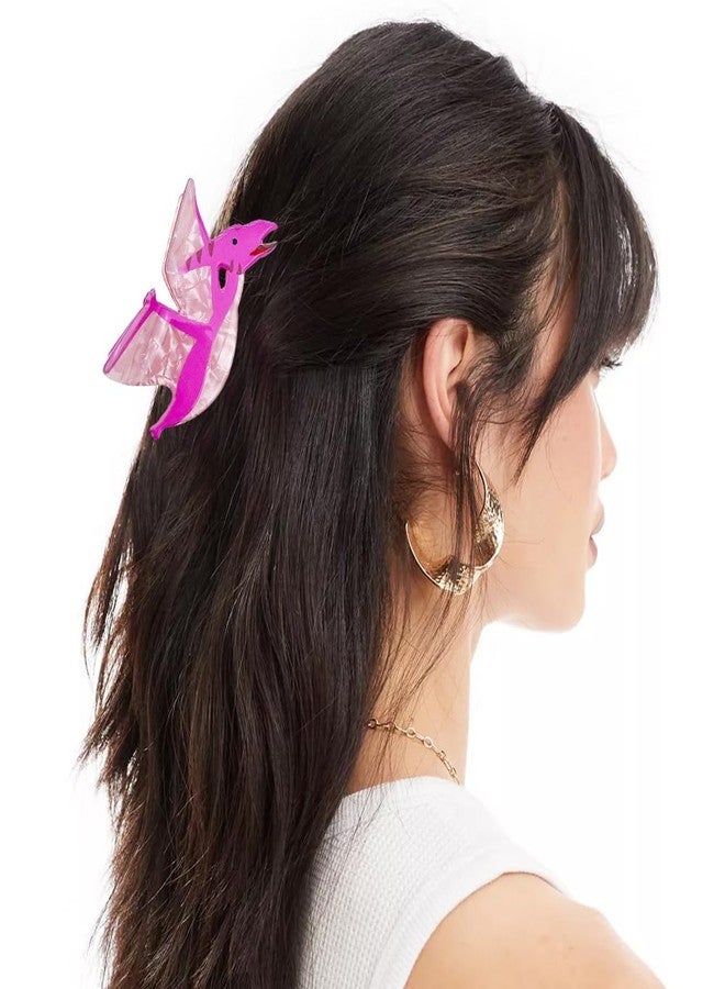 Arvintas 3 PACK Dinosaur Hair Clip, Acrylic Hair Clip, Acetate hair clips, Y2k Accessories Cute Small Hair Clips for Thick Hair for Women Girls(Style 3) - Image 5