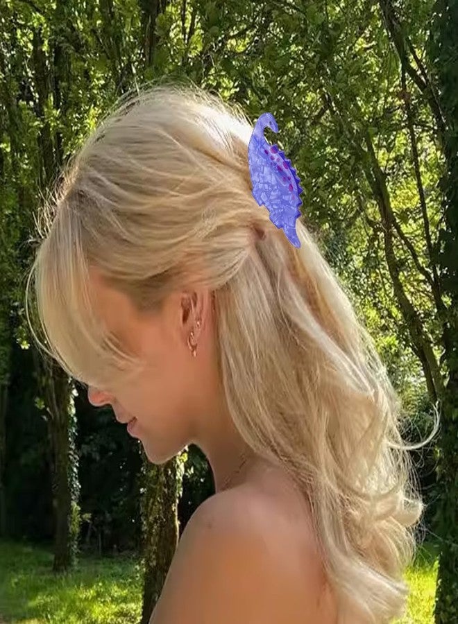 Arvintas 3 PACK Dinosaur Hair Clip, Acrylic Hair Clip, Acetate hair clips, Y2k Accessories Cute Small Hair Clips for Thick Hair for Women Girls(Style 3) - Image 4