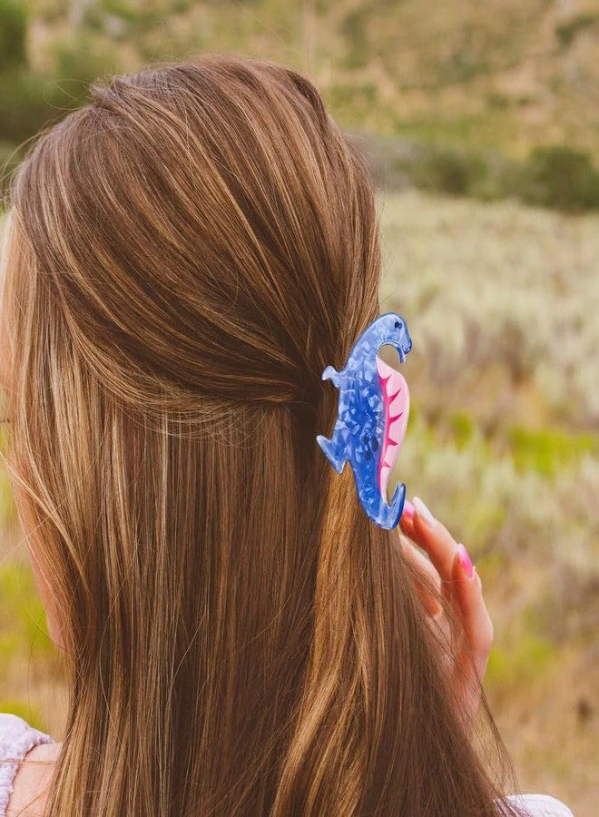 Arvintas 3 PACK Dinosaur Hair Clip, Acrylic Hair Clip, Acetate hair clips, Y2k Accessories Cute Small Hair Clips for Thick Hair for Women Girls(Style 3) - Image 3