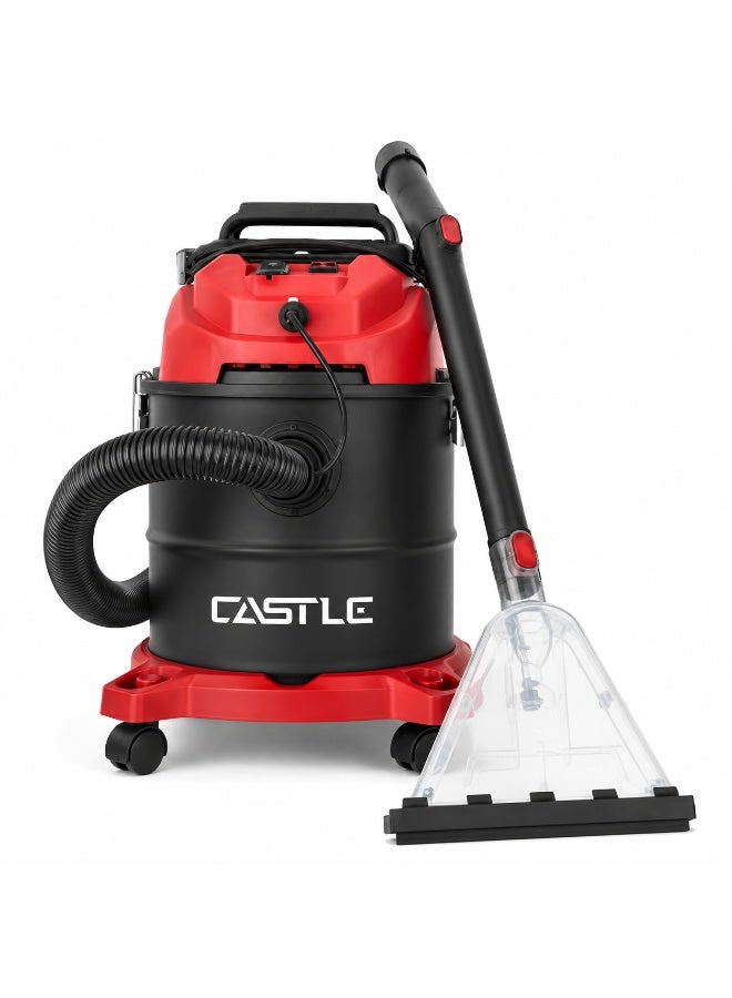 Castle Bagless Wet & Dry Drum Vacuum Cleaner – 2600W, 20L, Red/Black – DVC2620