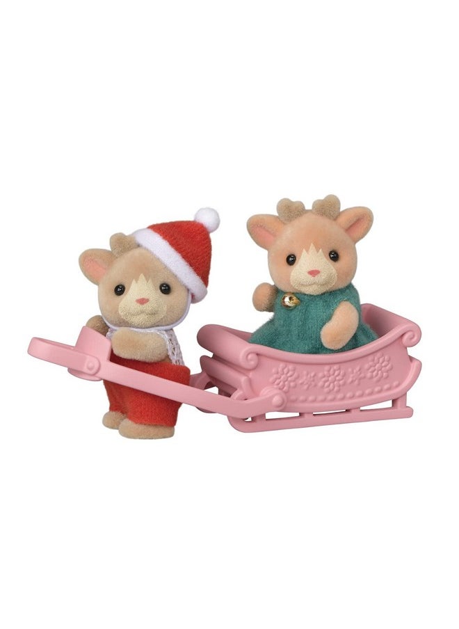 Calico Critters Calico Critters Reindeer Family - Set of 4 Collectible Doll Figures for Ages 3+  - Image 2