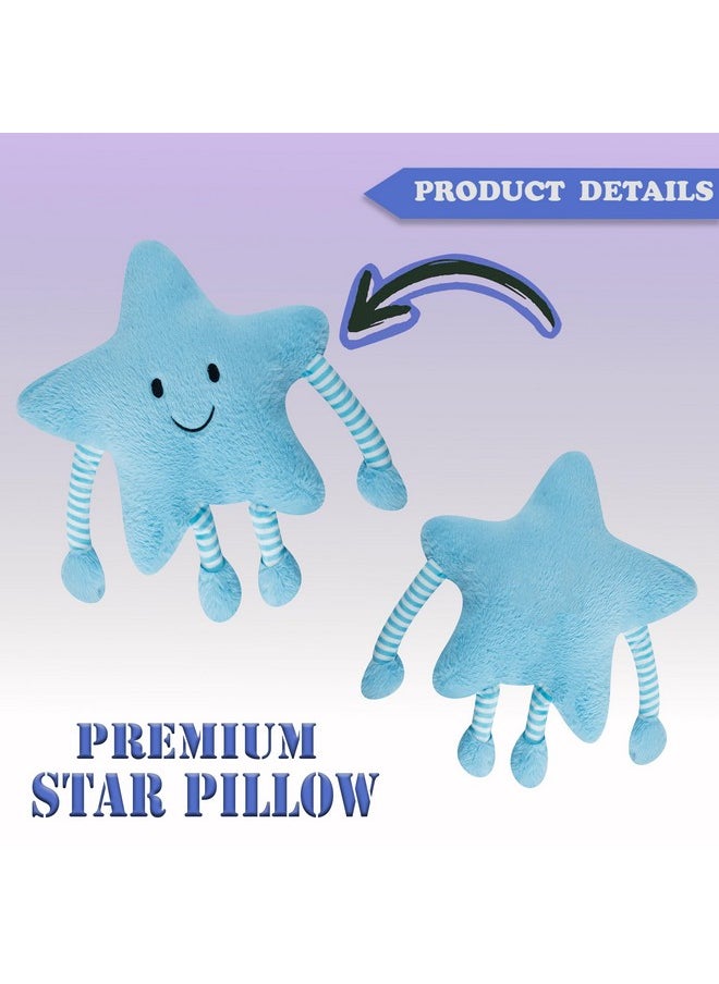Besties BESTIES Fibre Filled Stuffed Star Soft Toy Pillow with Arm & Leg for Baby of Plush Hugging Pillow Soft Toy for Kids Boy Girl Birthday Gift (Blue)  - Image 3