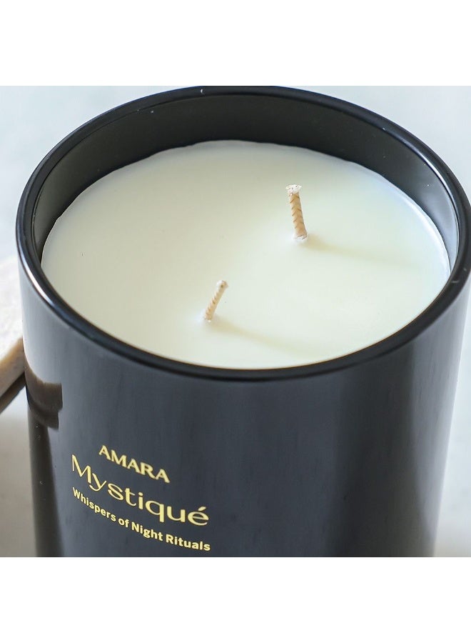 Amara Mystique Classic Oud Jar Candle 500g Large Scented Candle - Image 2