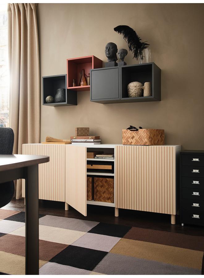 Zaboon Wall-Mounted Shelving Unit, Dark Grey, 35X35X35 Cm - Image 4