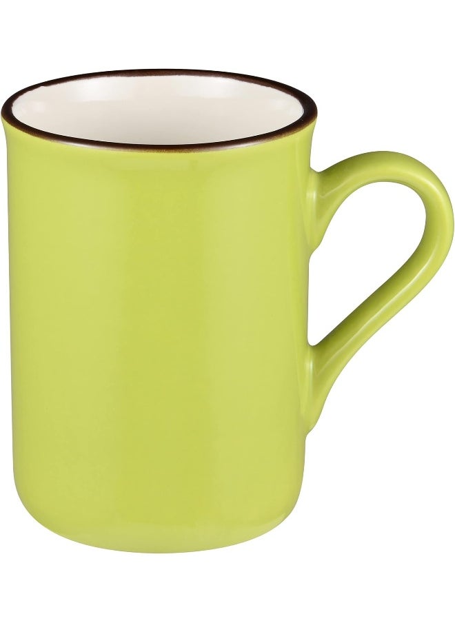 MILLERHAUS Millerhaus 5Pc Mug Set Stoneware Set Include 4Pc Mug 280ML 1Pc Chrome Stand Multicolor  - Image 3