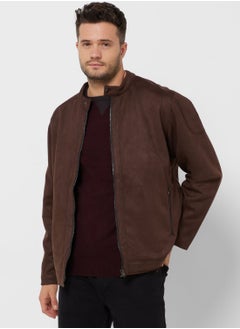 Suede Biker Jacket