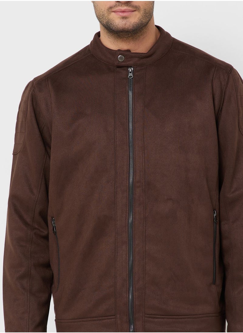 Seventy Five - Suede Biker Jacket - Image 1