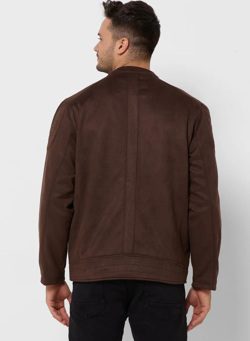 Seventy Five Suede Biker Jacket