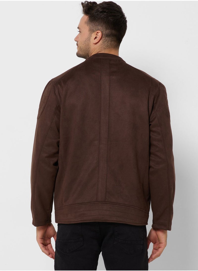 Seventy Five - Suede Biker Jacket - Image 1