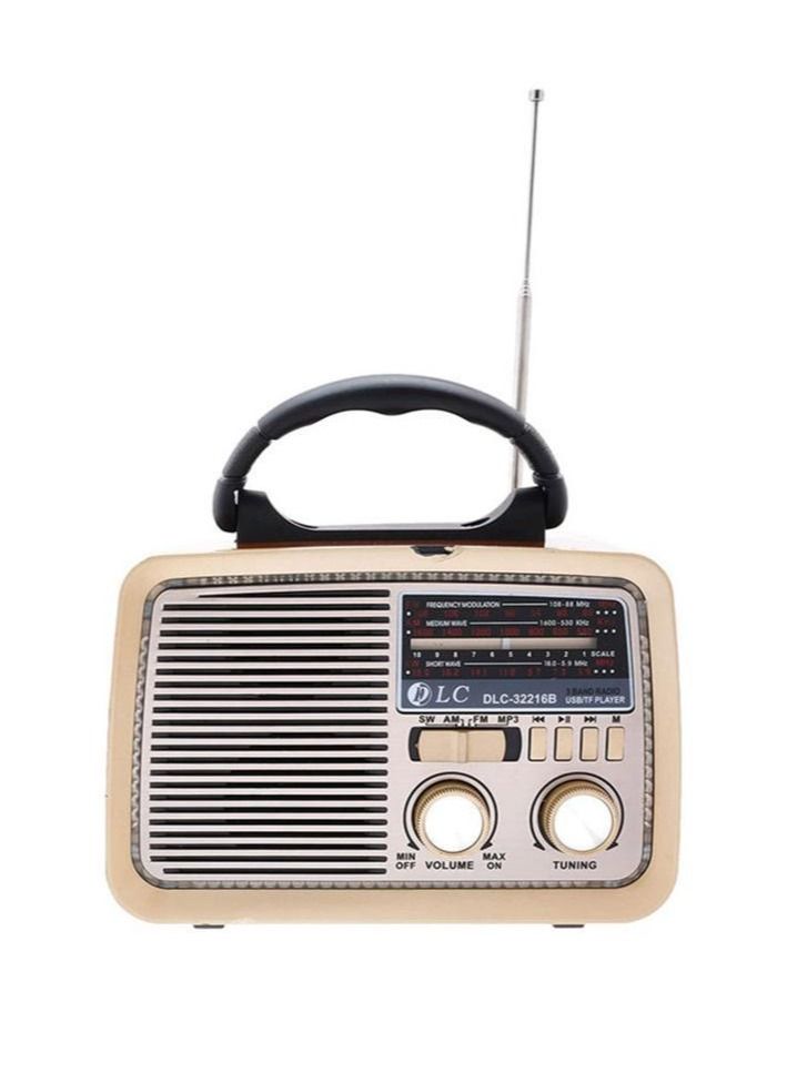 DLC 32216B Bluetooth Portable Radio Brown/Gold/Black  - Image 2