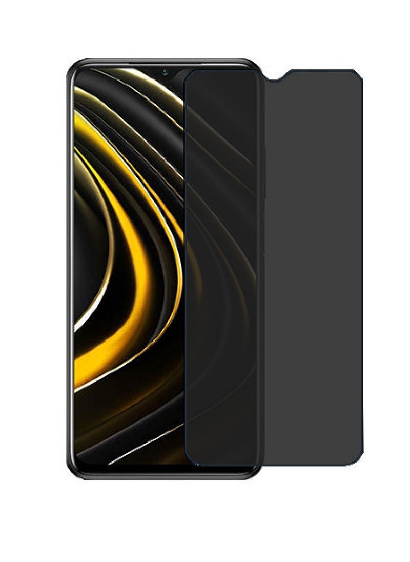 Super Tempered Glass Screen Protector Anti-Spy Privacy Designed For Xiaomi Poco M4 5G Full Screen Coverage And Bubble Free - Image 1