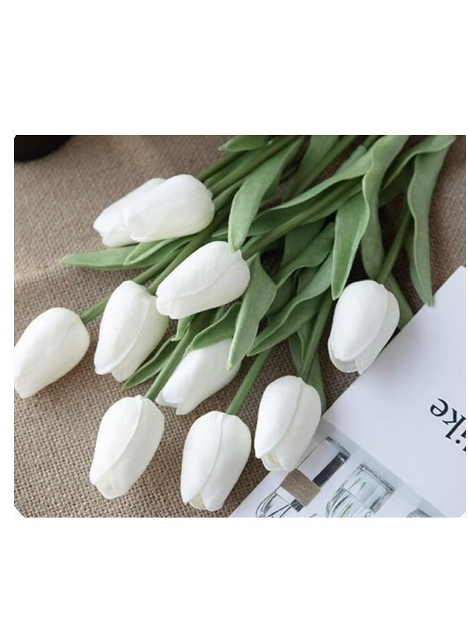 10 Branches Of Plants, Tulips, And Artificial Plants - Image 2