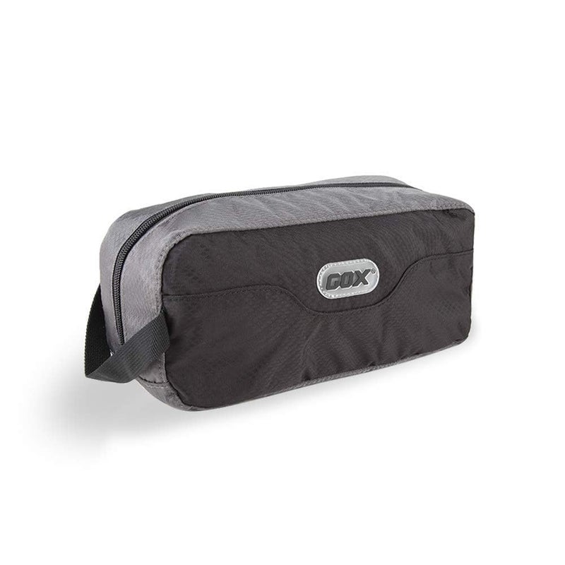Gox Small Travel Toiletry Bag, Dopp Kit Case For Men, Multifunction Organizer Pouch(Black/Grey) - Image 1