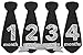 Months In Motion Months In Motion Months in Motion 761 Monthly Baby Stickers Necktie Tie Baby Boy Months 1-12 Chalkboard  - Image 2