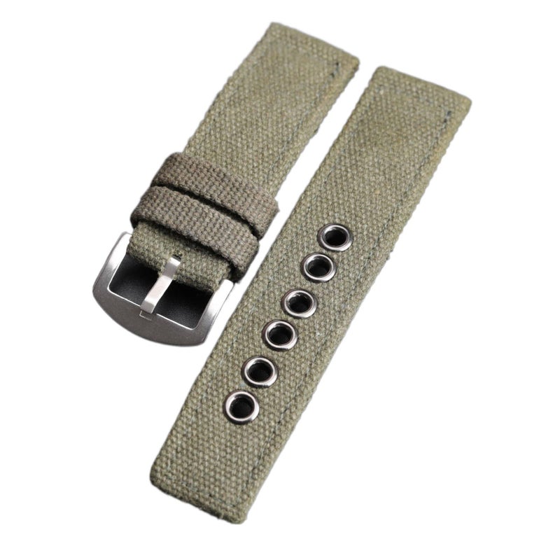Nylon Smartwatch Band for daily smartwatch wear and replacement strap Green Outdoor Use Portable Use Routine Use Personal Use Indoor Use On The - Image 1