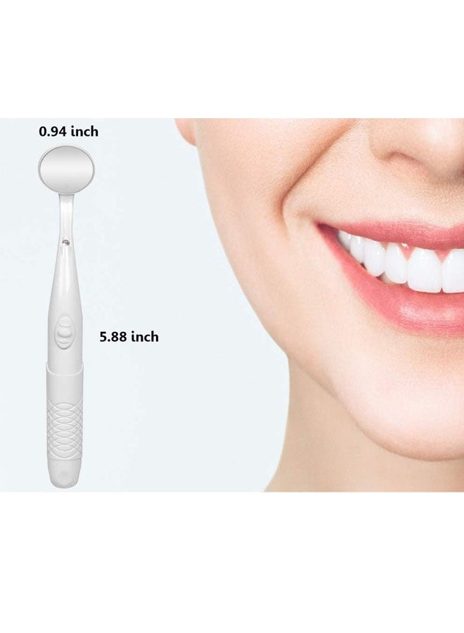Dental Mirror with Light,Teeth  Inspection LED Anti-Fog Mouth Mirror,Dentist Oral Care Tool - Image 4