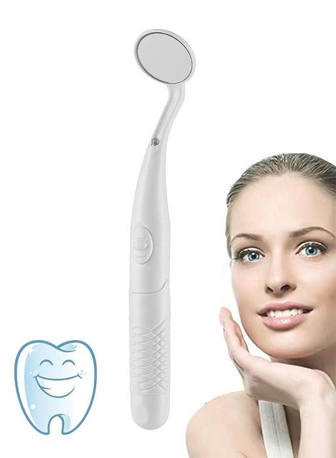 Dental Mirror with Light,Teeth  Inspection LED Anti-Fog Mouth Mirror,Dentist Oral Care Tool - Image 1