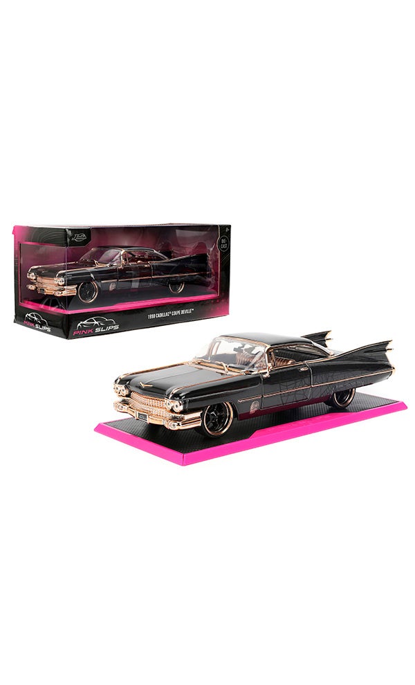 JADA Pink Slips 1:24 - 1959 Cadillac, Die-Cast Car with Base, Toys for Kids and Adults - Image 1