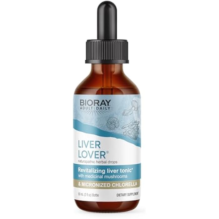 BIORAY Daily Liver Lover - 2 fl oz - Supports the Liver & Adrenals - Non-GMO, Vegan, Gluten Free - Image 1