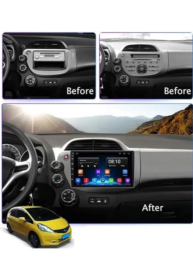AVT Android Car Stereo for Honda Fit 2008 2009 2010 2011 2012 2013 2GB RAM 32GB ROM MirrorLink WiFi BT, 10 Inch Support Apple Carplay, 2.5D IPS Touch Screen with Backup Camera - Image 2