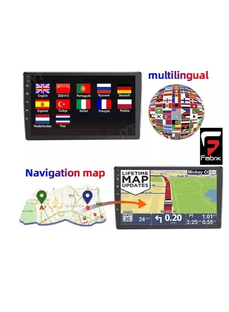 AVT Android Car Stereo for Honda Fit 2008 2009 2010 2011 2012 2013 2GB RAM 32GB ROM MirrorLink WiFi BT, 10 Inch Support Apple Carplay, 2.5D IPS Touch Screen with Backup Camera - Image 4