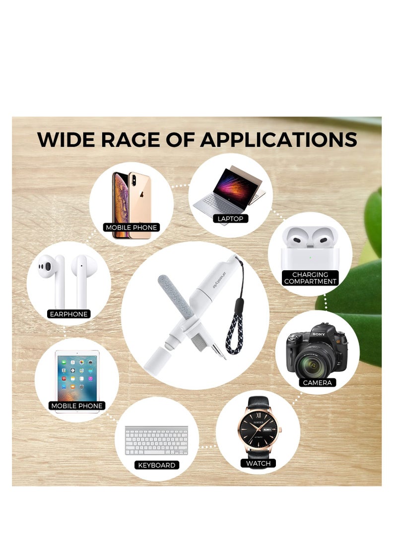 Cleaner Kit for Airpods Pro 2/Pro/3/2/1 , Multifunction Cleaning Pen for All Earphone Cleaning Kit Soft Brush for Bluetooth Earphones Case Cleaning Tools for All Earbuds (White) - Image 4