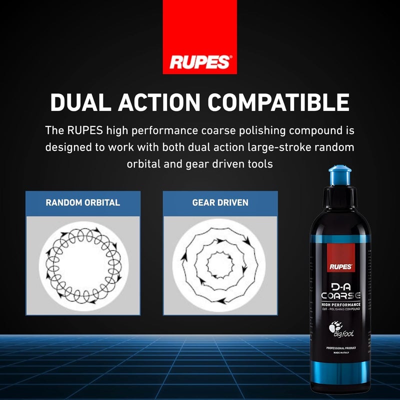 RUPES New D-A Coarse Compound - HIGH-Performance POLISHING Compound - 250ML (8.5oz) - Image 2