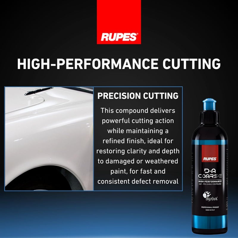 RUPES New D-A Coarse Compound - HIGH-Performance POLISHING Compound - 250ML (8.5oz) - Image 5