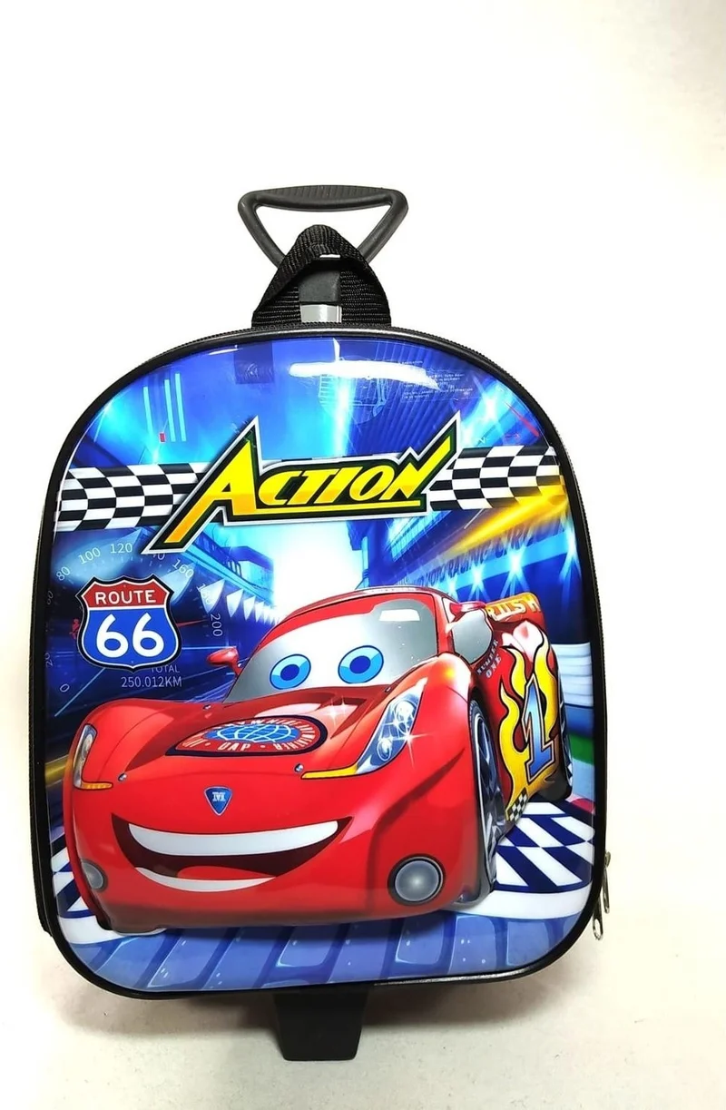 ماشو تريند Action Cars Kindergarten Bag with Squeegee - Cars Bag - Men's Bag