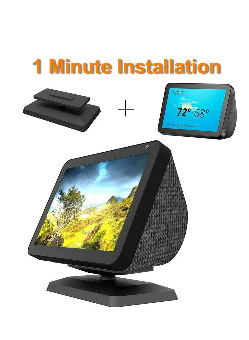 Upgrade Swivel Stand for Smart Speaker Show 8 (1st & 2nd Gen) with Stronge Magnet/Tilt Range Adjustable/Anti-Slip  - Image 2